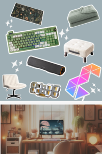 15 cozy gaming desk setup items